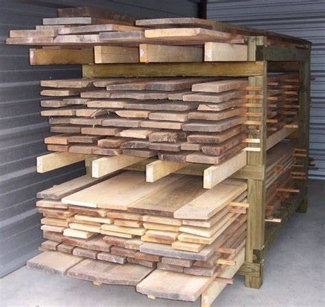 Pallet Lumber Sorting Rack | Wood storage rack, Lumber storage, Lumber ...