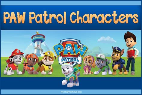 PAW Patrol Characters Toys and Gift Ideas