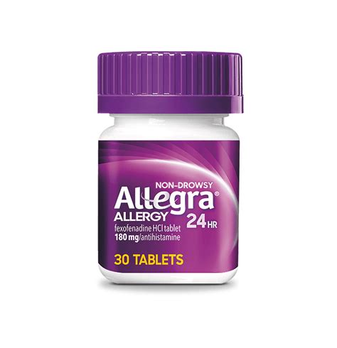 24 Hour Tablets | Allegra® Allergy Relief Medicine