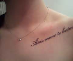 French Word Quotes Tattoo Designs - | TattooMagz › Tattoo Designs / Ink Works / Body Arts Gallery