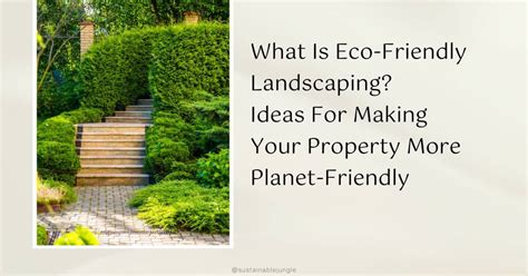 What Is Eco-Friendly Landscaping? Ideas For Making Your Garden More ...