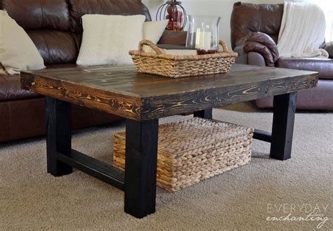 30 Ideas of Rustic Wood Diy Coffee Tables