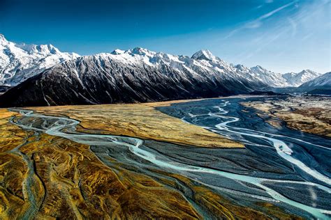 national, Park, Aoraki, Mount, Cook, Hooker, Valley, Mountains, Sky, River Wallpapers HD ...