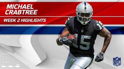 Michael Crabtree is Oakland's MVP with 3 TDs! | Jets vs. Raiders | NFL Wk 2 Player Highlights ...