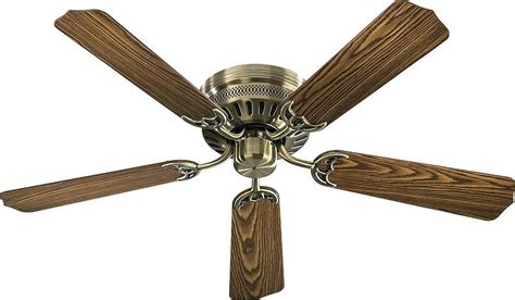 Quorum Custom Hugger 52" 5-Blade Ceiling Fan Antique Brass 11525-4