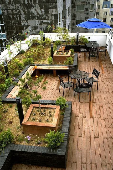 16 Inspiring Rooftop Garden Design Ideas #terracegardendesign The ...