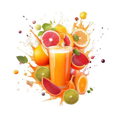 Juice Poster Png Ai Generative, Juice, Drink, Beverage PNG Transparent ...