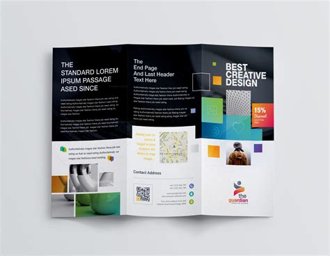 Best Creative Corporate Tri-Fold Brochure Template 001211 - Template Catalog