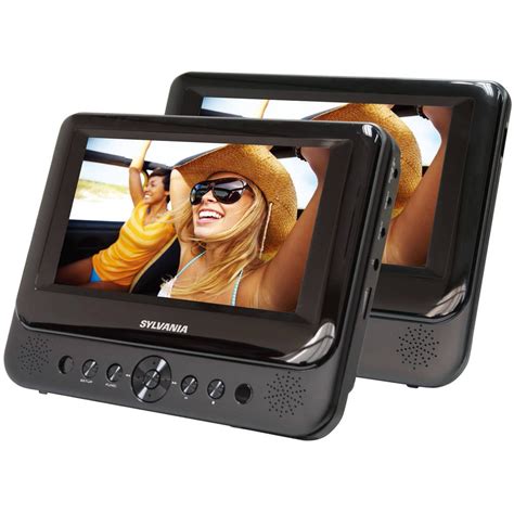 Sylvania 7" Dual Screen Portable DVD Player - Walmart.com