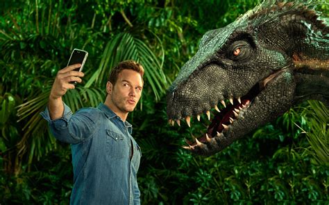 1920x1080 resolution | Chris Pratt, Jurassic World: Fallen Kingdom, Chris Pratt, dinosaur HD ...