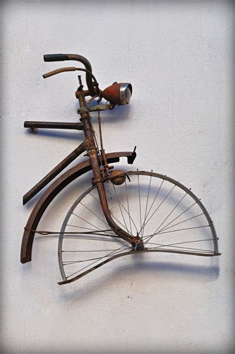 Vintage Bicycle Art Recycled