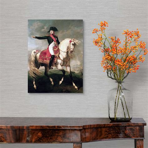 Equestrian Portrait of Napoleon I (1769 1821) 1810 Wall Art, Canvas ...