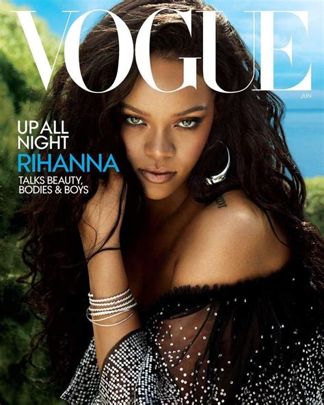 Rihanna covers Vogue Magazine & talks about Body Image, Turning 30, and Staying Real—No Matter ...