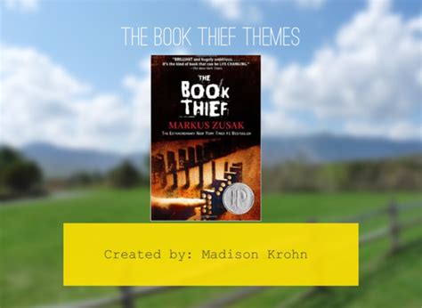 The book thief themes on FlowVella - Presentation Software for Mac iPad and iPhone