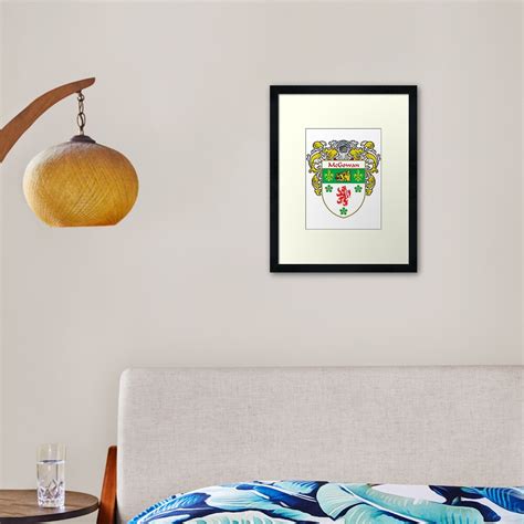 "McGowan Coat of Arms/Family Crest" Framed Art Print by IrishArms | Redbubble