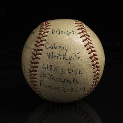 Jackie Robinson Signed Baseball, PSA Authentication | Witherell's Auction House