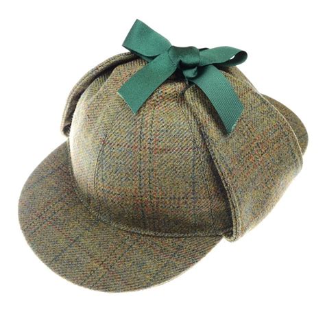 Sherlock Holmes Hat in K552, 6 3/4 - 7 5/8. This style is a very similar to the deerstalker ...