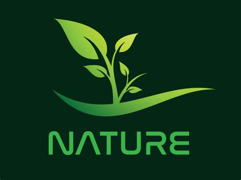 Nature vector logo design free download