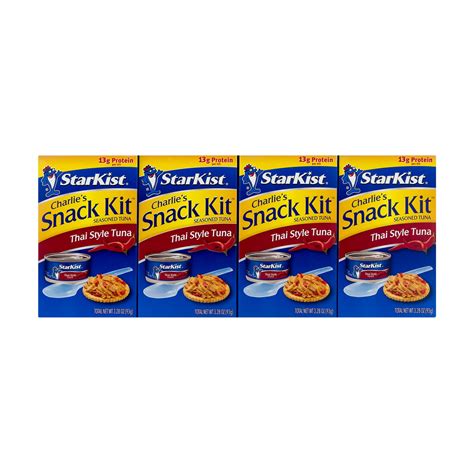 StarKist Charlie's Snack Kit™ Thai Style Tuna (12-Pack), 3.28 OZ - Walmart.com - Walmart.com