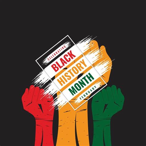 Black history month 2022, 2023, 2024 African American history celebration vector illustration ...