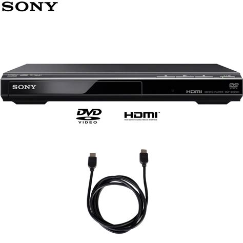 Sony DVPSR510H DVD Player with Deco Gear 6ft High Speed HDMI Cable - Walmart.com - Walmart.com