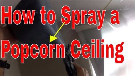 How To Spray Popcorn Ceiling With Hopper | Shelly Lighting