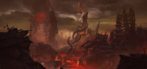 Doom Eternal Concept Art - 3000x1418 Wallpaper - teahub.io