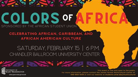 Colors of Africa - Celebrate African, Caribbean, and African American Culture, Feb. 15 - EagleEye