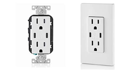 Leviton USB-C wall outlet with 30W per port now available - 9to5Toys