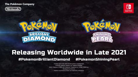 Pokemon Brilliant Diamond and Shining Pearl Announced, Releasing Late 2021