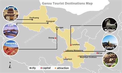 Gansu Map