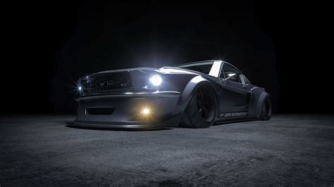 Ford Mustang Fastback 1967 Widebody Concept Art 4k Hd Widescreen Wallpapers, Ford Mustang ...