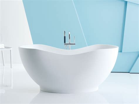 Standard Plumbing Supply - Product: KOHLER K-1800-HW1 Abrazo Freestanding Bath Honed White