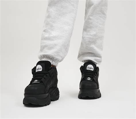 Buffalo Buffalo London Classic Low Trainers Black - Women's Trainers