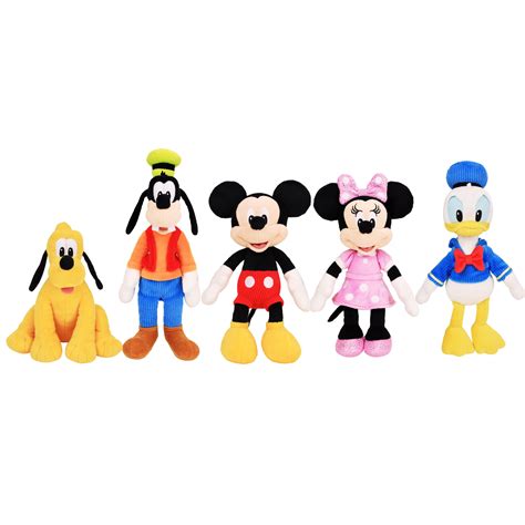 5-Pack Mickey Mouse Clubhouse 9" Plushes Set