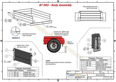 Box Trailer Plan - TRAILER PLANS - Plan~Build~Save