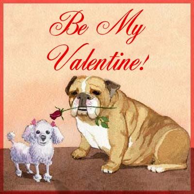 Valentine Cards: Dog Valentine Cards