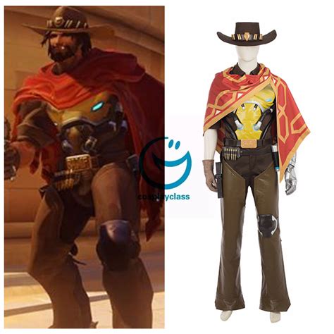 Overwatch OW Jesse Mccree Cosplay Costume - CosplayClass