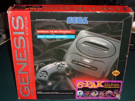 Sega Genesis Model 1 Core System Console CIB Complete in Box - town ...