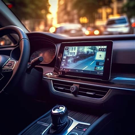 Premium AI Image | A car multimedia system