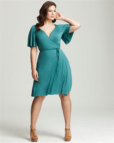 Plus Size Wrap Dress Picture Collection | DressedUpGirl.com