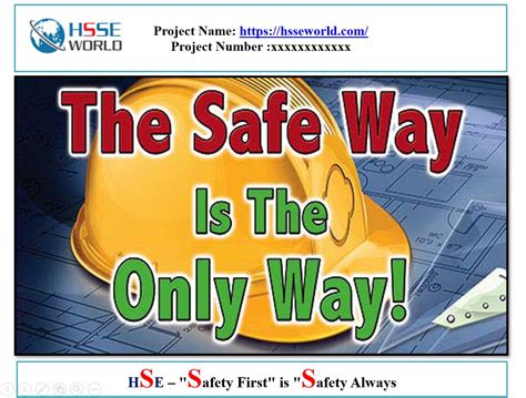 Safety banners and Posters at construction site