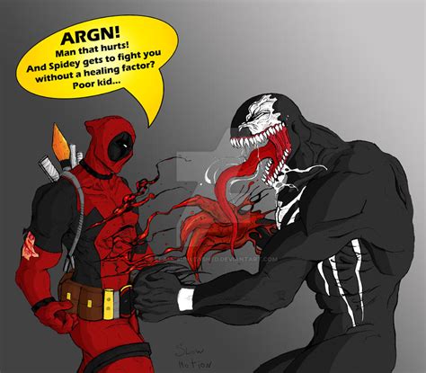 Deadpool VS Venom by FlamesUnleashed on DeviantArt