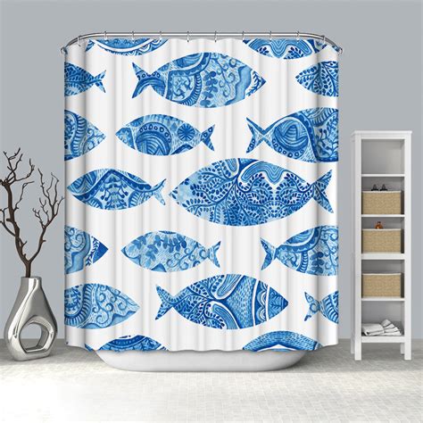 fish shower curtain