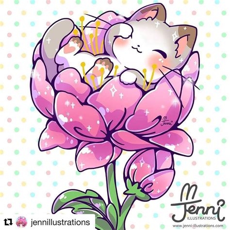 PinkTeaRose on Instagram: “@jennillustrations, I l💖 her style, she makes everything have ...