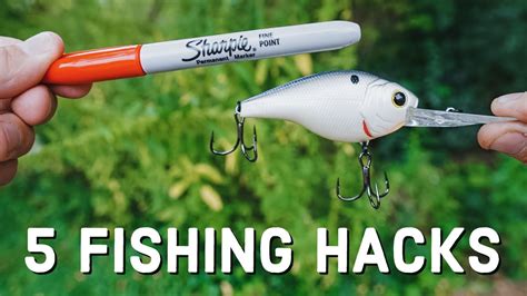 5 SIMPLE Fishing Life Hacks - YouTube