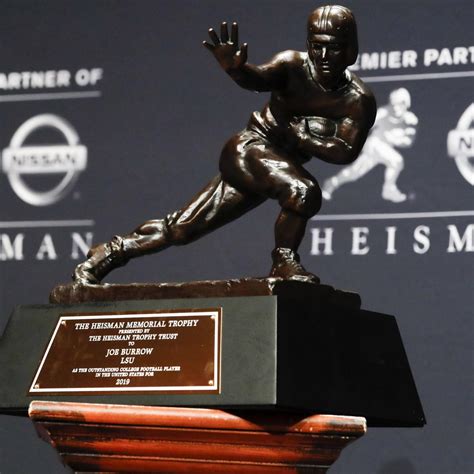 2020 Heisman Trophy Ceremony to Be Held Virtually on Jan. 5 Amid COVID ...