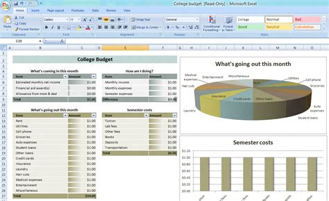 Easy Free Budget Spreadsheet — db-excel.com