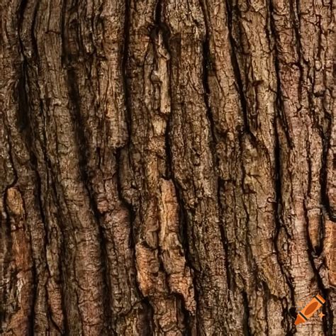 Detailed oak tree bark texture on Craiyon