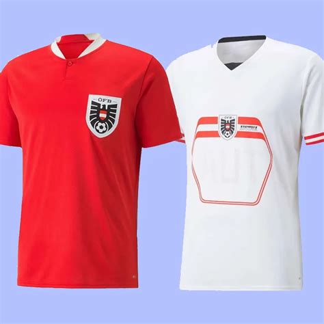 Soccer Jerseys Soccer Jerseys 2022 Qatar World Cup Austria Soccer ...